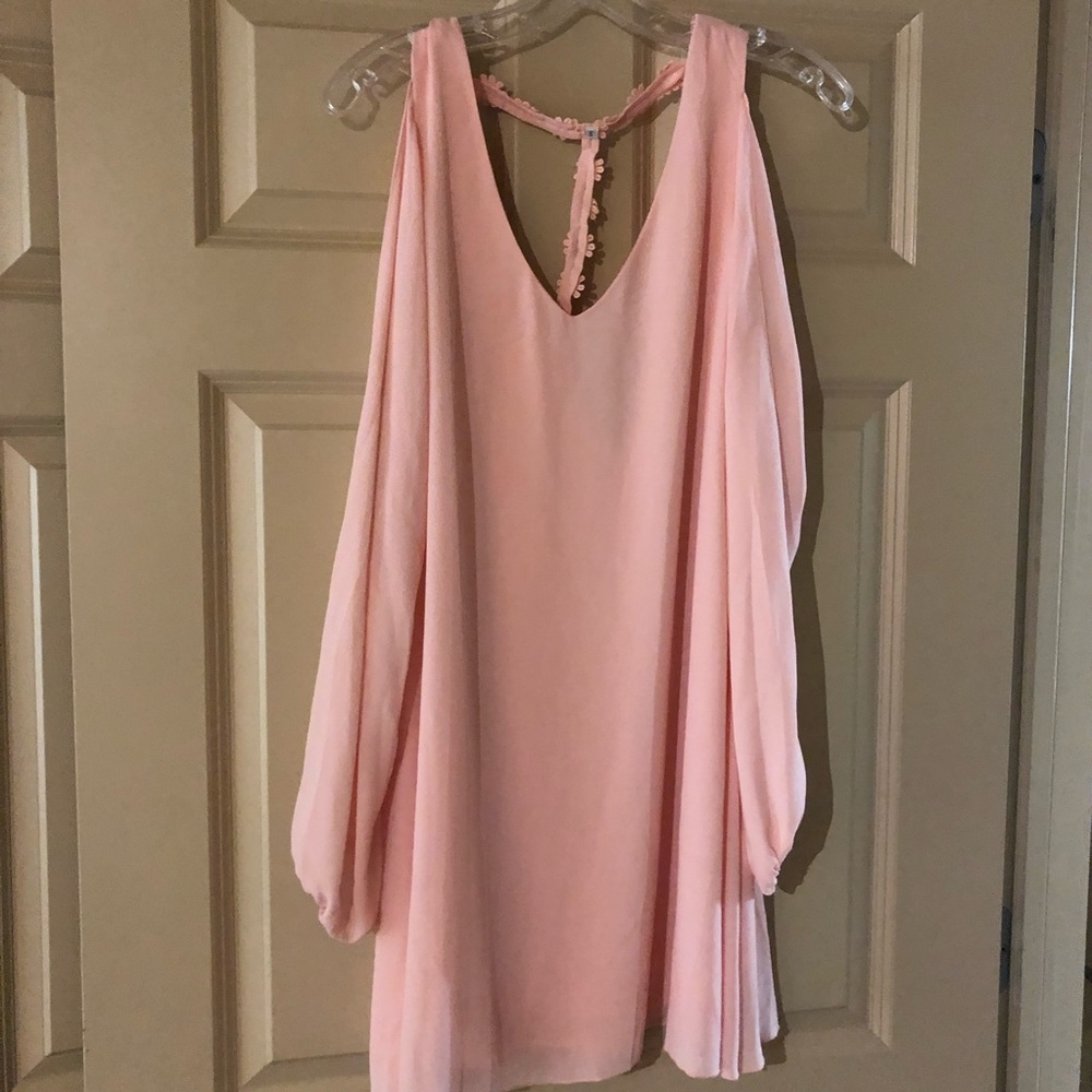 Light pink cocktail dress